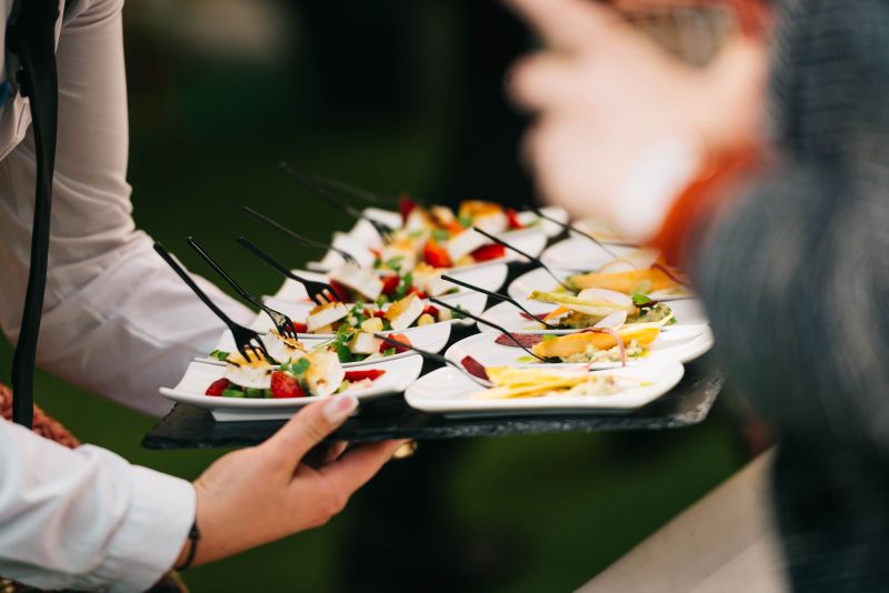 Wingsover catering setup for corporate event